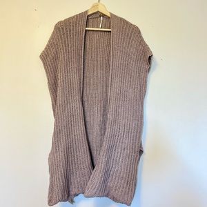 Longlined Shortsleeve Bohemian Cardigan